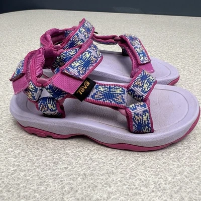Teva Hurricane XLT 2 Juvenil Talla 6 Rosa Púrpura Mariposa Niñas Pequeñas Foto 1 de 4