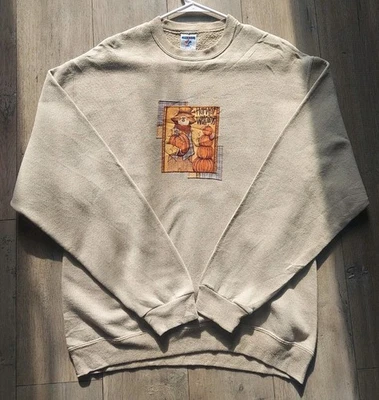 Sudadera Vintage Jerzees - Halloween/Otoño - Talla M Foto 1 de 4