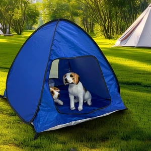 Portable Dog Cat Tent with Storage Bag Lightweight for Travel and Camping - Picture 1 of 42