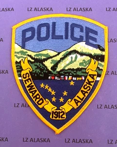 SEWARD POLICE SCHULTERÄRMEL PATCH (PD7) ALASKA - Bild 1 von 3