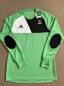 NEU ADIDAS HERREN MEDIUM GRÜN FUSSBALL TORWARTTRIKOT CLIMALITE GEPOLSTERTER ELLENBOGEN - Bild 1 von 8