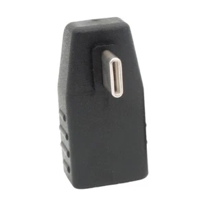 90 Degree USB Type C Male To USB 2.0 Female OTG Converter for Mobile Devices - Picture 1 of 8