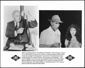 Cecil B. DeMille Original 1990s TV Promo Photo The DeMille Dynasty - Picture 1 of 2