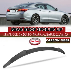 Se adapta a Acura TLX 2015-2020 tapa trasera alerón pico de pato ala fibra de carbono - Imagen 1 de 7