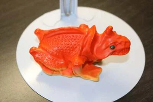 1983 Fisher Price Adventure People Alpha Star Orange Alien Creature Vintage - Picture 1 of 6