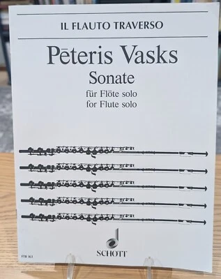 Sonate for Flute Solo by Peteris Vasks - Image 1 of 4