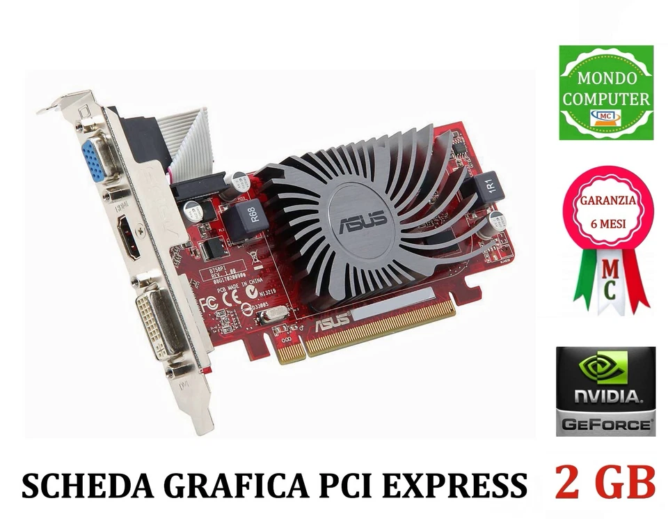 SCHEDA GRAFICA PCI EXPRESS 2 GB ASUS EAH 4650 - Immagine 1 di 1