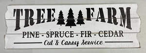 Baumfarm Schnitt & Trage Service ~ 23"" x 8"" Holzschild ~ Außen Hinterhof Dekor - Bild 1 von 4