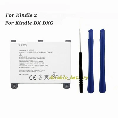 New Battery S11S01B For Amazon Kindle 2 Kindle DX DXG D00511 D00701 D00801 - Image 1 of 3