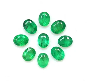 Natürlicher Smaragd Ovalschliff 4,50x3,50 mm bis 5x4 mm Posten 09 Stck. 2,37 cts lose Edelsteine - Bild 1 von 6