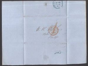 Bezahlte Verpackung an Rumpf datiert 22. Januar 1849 - Ref:-1681 - Bild 1 von 1