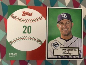 Evan Longoria #20 - 1952 Strahlen 53/99 hergestellt 2015 Topps 52 Tribute Update 5x7 - Bild 1 von 1