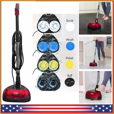 Floor Cleaner Machine Electric 3-in-1 Washer Polisher Scrubber Burnisher Buffer - Image 1 of 4