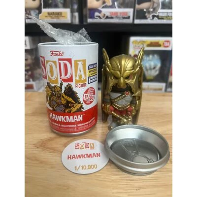 EXCLUSIVO ABOVEDADO EDICIÓN LIMITADA Hawkman Funko Soda DC Comics Black Adam Películas Foto 1 de 2