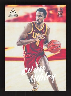 2021-22 Panini Chronicles Draft Picks Luminance Evan Mobley RC #77 USC Trojans - Image 1 of 2
