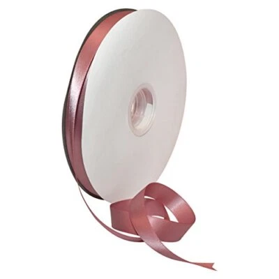 08816/00-165 Cinta satinada doble cara 5/8" X 100 YD cinta malva rosada para regalo... Foto 1 de 4