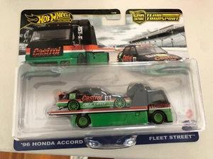 Honda Accord & Fleet Street 1996 Hotwheels Team Transport 2024 - nuevo - Imagen 1 de 1