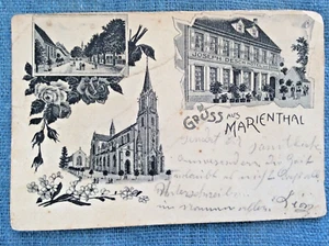 Marienthal, Deutschland Vintage Postkarte; Trenton, Tennessee - Bild 1 von 2