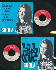 @ SHEILA 45 TOURS SP 7" BELGIUM QUAND UNE FILLE AIME UN GARCON (SECOND PRESS)+ - Picture 1 of 1