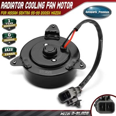 Motor de refrigeración del ventilador del radiador para Nissan Sentra 95-99 200SX Mazda Protege INFINITI Foto 1 de 4