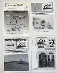 Very High Power 50 Kaliber Shooters Association 1993 Menge 4 Ausgaben - Bild 1 von 5