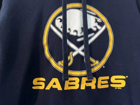 NHL Buffalo Sabres Hoodie Sweatshirt Size Large Cover