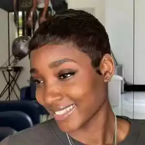 Human Hair Pixie Cut Wig for Black Women Human Hair Glueless - Picture 1 of 5