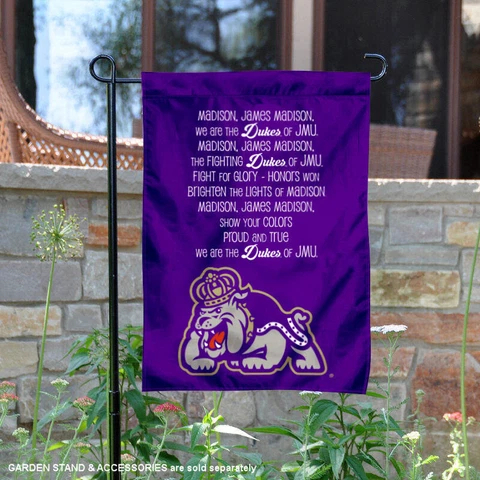 JMU Dukes Fight Song Lyrics Garden Flag and Yard Banner Cover