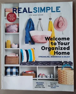 September 2017 Real Simple Magazine Welcome to Your Organize Home - Picture 1 of 12