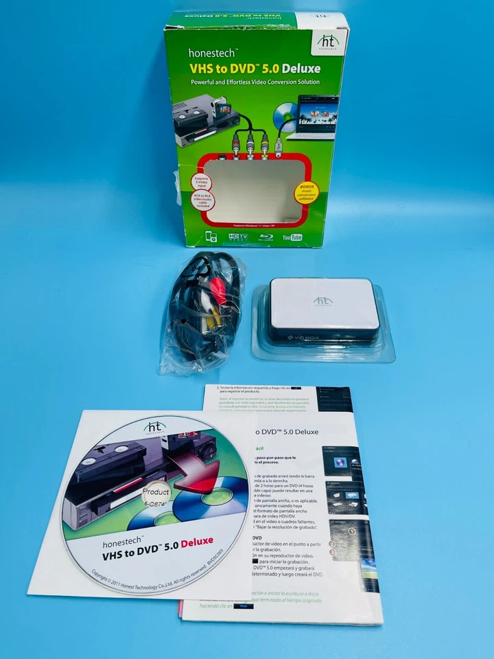 Honestech VHS to DVD 5.0 Deluxe Powerful&Effortless Video Conversion - Image 1 of 1