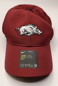 NWOT Nike Legacy91 Adjustable Arkansas Razorbacks Running Hog Maroon Hat - Picture 1 of 5