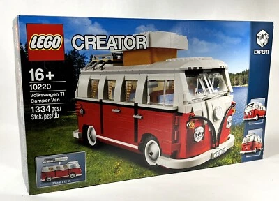 LEGO® 10220 Créateur Série Volkswagen T1 Camping-Car 1332 Pièces EOL-NEUF / OVP - Photo 1/3