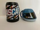 Nascar Mugs Cups Racing Helmet '04 Blue & Black with Stripes Sherwood '03 Lot 2