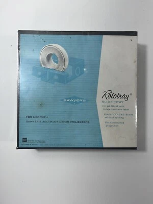 Bandeja deslizante vintage Sawyer's Rototray SELLADA NUEVA CIB bandeja proyectora deslizante Foto 1 de 4
