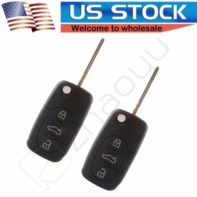 2 Mando a distancia llave carcasa Audi A4 Allroad Quattro 1998 1999 2000 2001 2002-2005 Foto 1 de 4