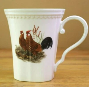 Klassischer Hahn Kaffeebecher geprägt Mode Teller FN001 Rot Vanille - Bild 1 von 5