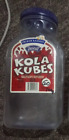 Vintage Empty Plastic Sweet Shop Jar - Kola Kubes