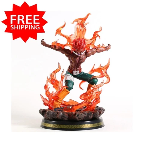 Might Guy Eight Gates Form Vol.2 Statue PVC Figure Model Toy with LED Light Cover
