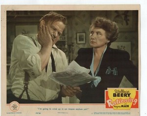 WALLACE BEERY MARJORIE MAIN RATIONING 1944 ORIG 11X14 LOBBY CARD LC5268