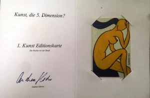 1. Kunst Editionskarte signiert  - sehr selten - Bild 1 von 3