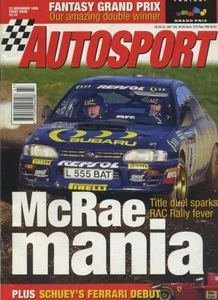AUTOSPORT 25/11/1995 RAC RALLY Bilan F3000 F3 MACO F3000 SUZUKA - Imagen 1 de 1