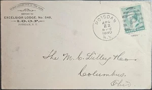 Potsdam NY P Duplex IOOF CC 2c Banknote 1890 Sankt-Lorenz-Kreis - Bild 1 von 2