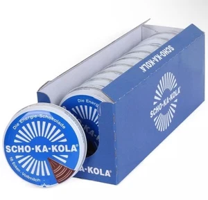 SCHO-KA-KOLA Milk Chocolate natural Caffeine from Cocoa 10 tins x 100g Germany - Picture 1 of 3