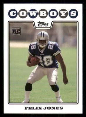 2008 Topps #349 Felix Jones RC - Image 1 of 2