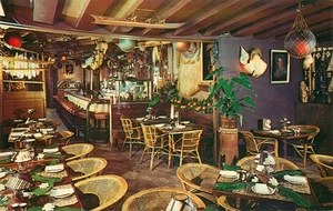 TIKI BOB'S RESTAURANT, SAN FRANCISCO, KALIFORNIEN, ALTE POSTKARTE (EO498) - Bild 1 von 2