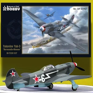 SPECIAL HOBBY  32067 1/32 YAKOVLEV YAK-3 "NORMANDIE-NIEMEN" HI-TECH MODEL KIT - Picture 1 of 6
