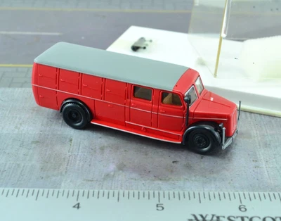 Brekina Magirus Deutz Fire Engine Crew Cab Truck 1:87 HO Scale (HO6430) - Image 1 of 3