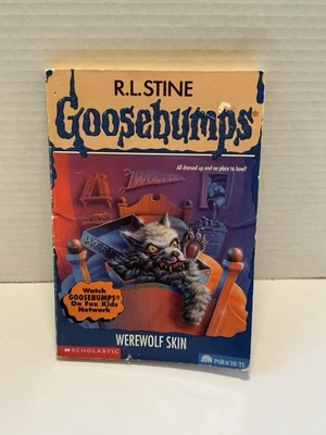 Rare R.L. Stine Goosebumps First Scholastic Printing ‘97 book #60 Werewolf Skin - Imagem 1 de 4
