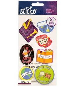 Pegatinas planas Sticko - Parche de positividad, 14/Paquete - Paquete de 3 - Imagen 1 de 1