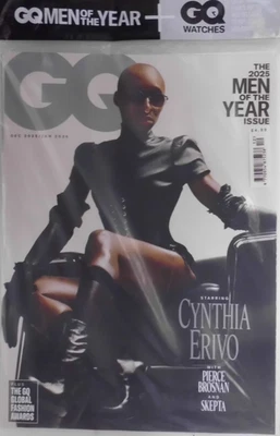 GQ magazine Dec 2025/Jan 2026 The 2025 Men of the Year Issue: Cynthia Erivo - Image 1 of 2